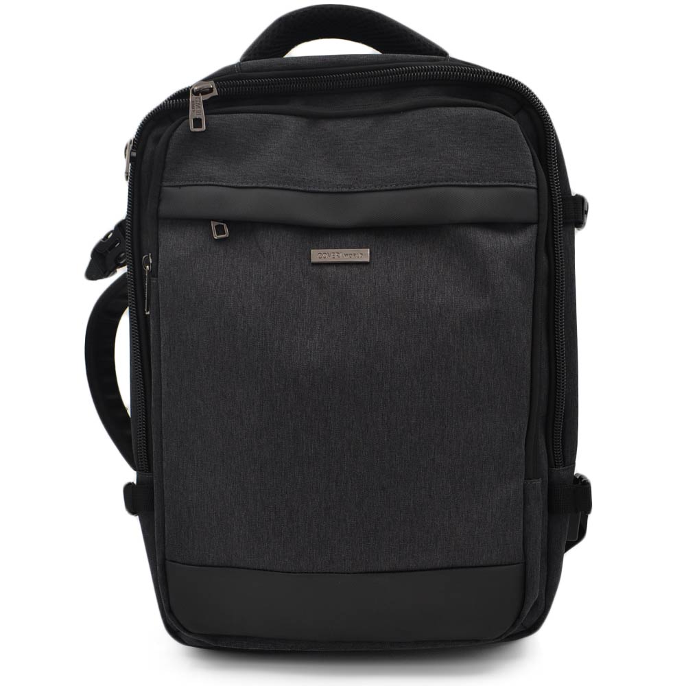 Zaino tessuto  firmato originale COVERI casual porta pc tablet multi tasche nuovo Universita' Ufficio Tempo Libero