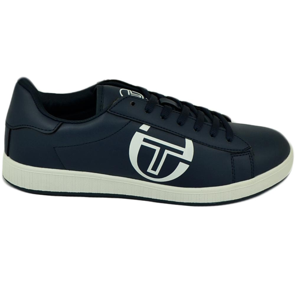 BIG LOGO LTX - Sneakers basse Sergio Tacchini linea basic special di colore blu casual con logo grande moda