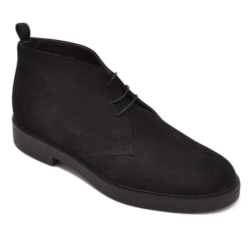 Scarpe Frau Uomo 27l8 In Pelle Nero - Made In Italy