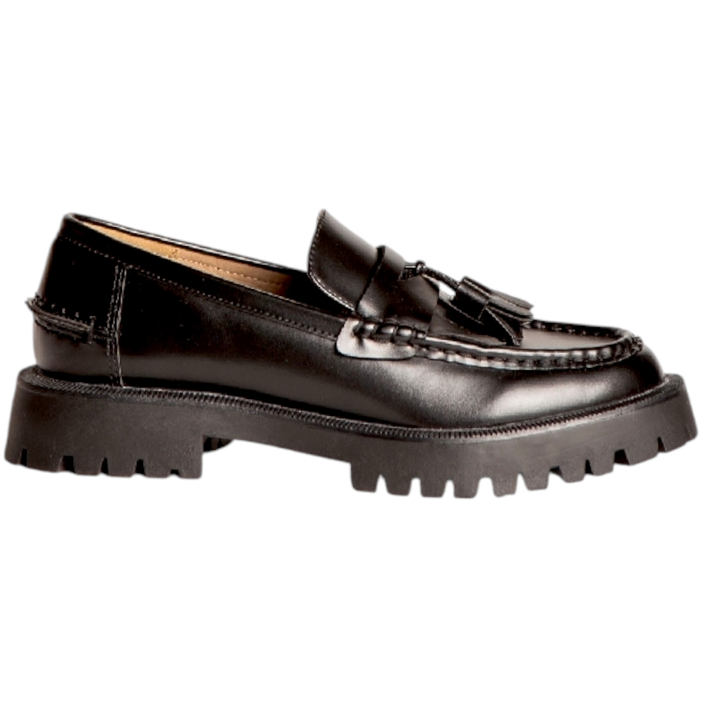 Mocassini Donna In Pelle Morbida MACHSWON – Scarpe Francesine Intrecciate, Guida Senza Lacci, Suola Gomma Antiscivolo, Nero, 40.5 EU