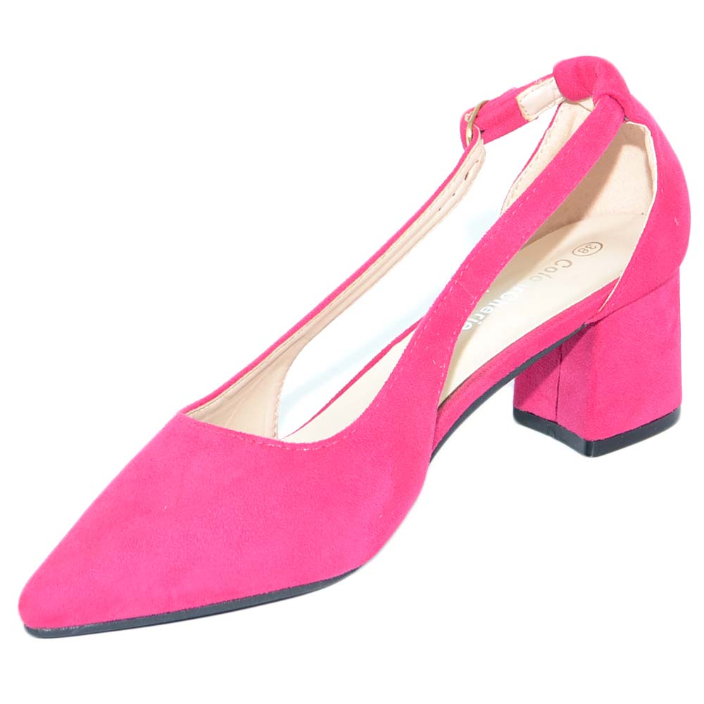 Kalinga Ashok Hot Pink Fur Heels Kalinga Ashok Black And White
