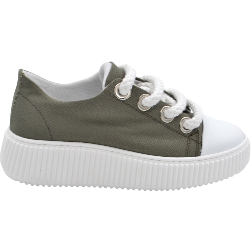 Luisantiago brand lsp01 vera pelle scamoscia verde fondo sidney lavorazione strobel lacci in corda con occhielli argento