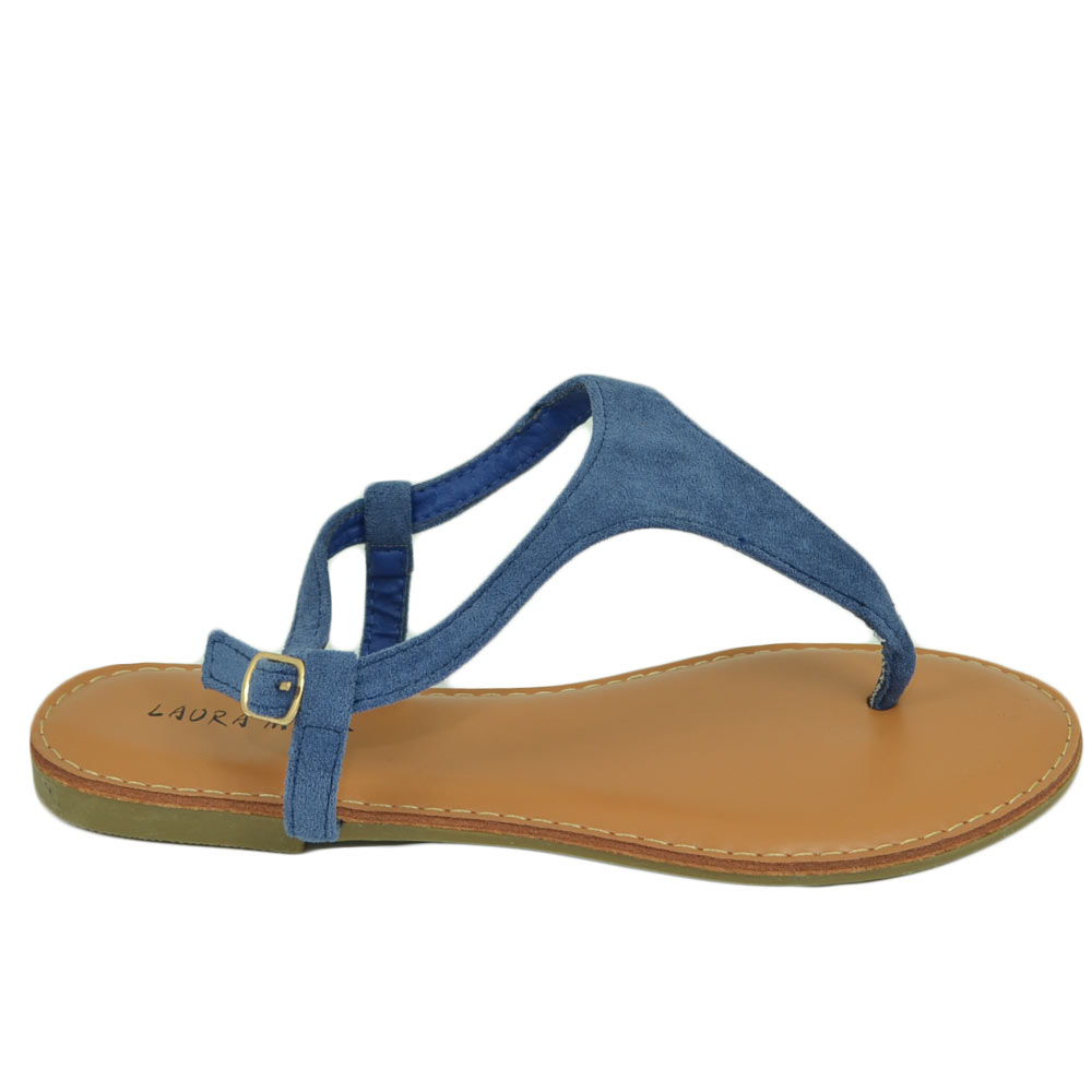 Sandalo basso blu store