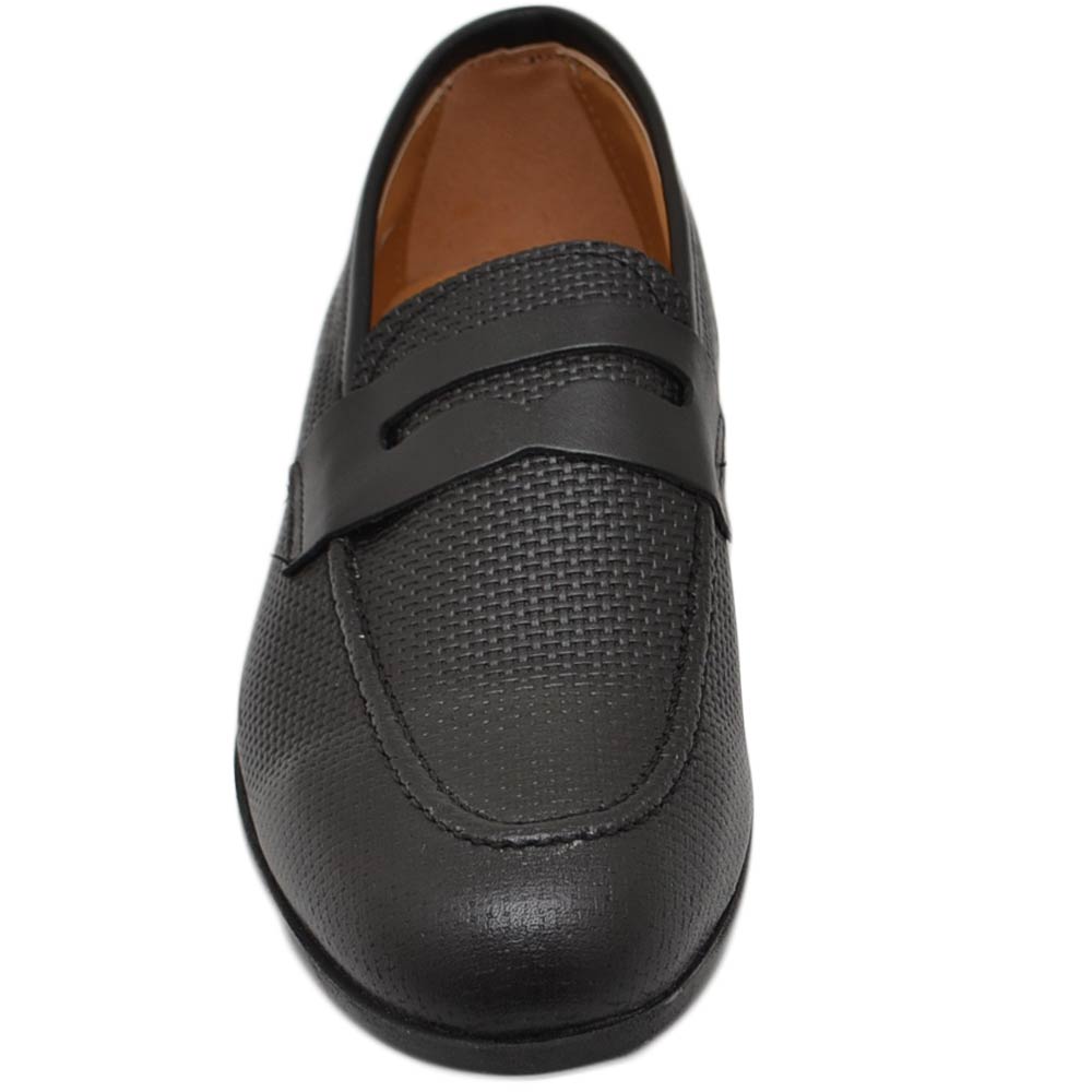 MOCASSINO GOMMINI PELLE NERA| | ACS Calzature Italiane MOCASSINO GOMMINI PELLE NERA| | ACS Calzature Italiane