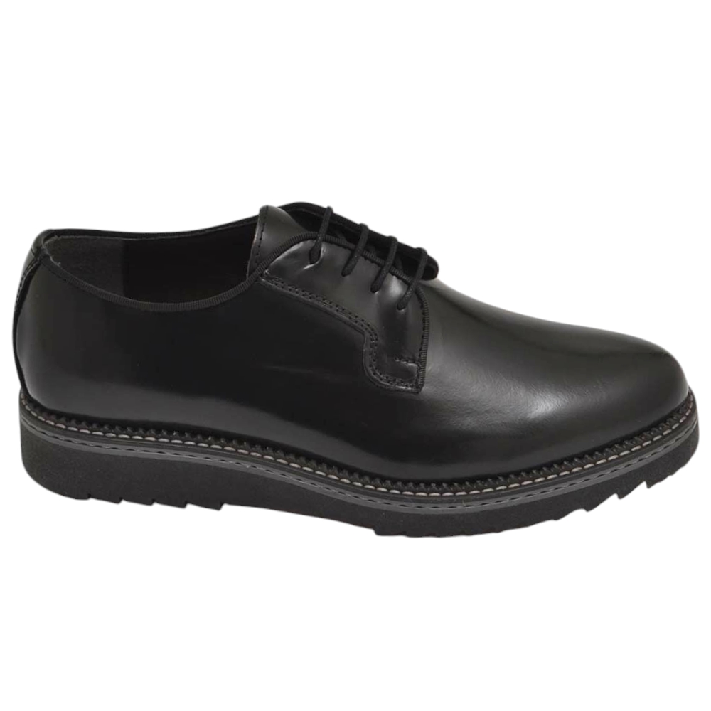 SCARPE UOMO STRINGATE LISCIO ABRASIVATO NERO MADE IN ITALY FONDO ANTISCIVOLO COMFORT MAN BUSINESS CLASSICO SPORTIVO