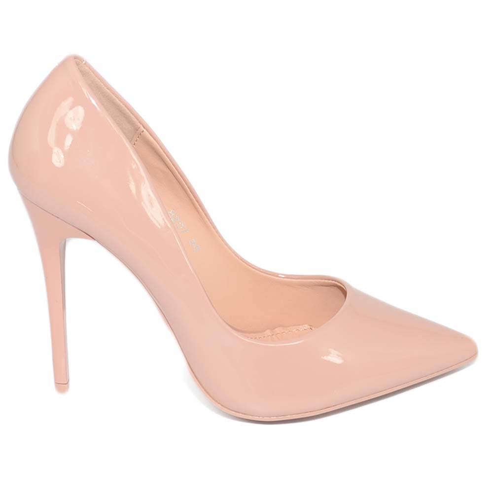 scarpe eleganti rosa cipria