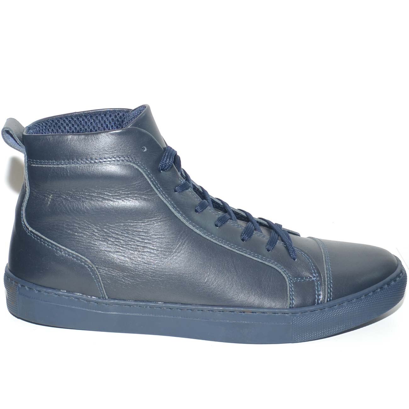 stivaletto uomo blu