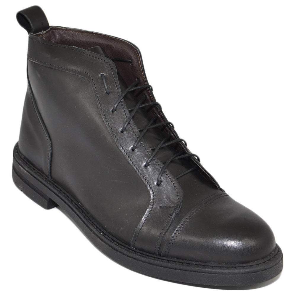 Stivaletti Uomo Luisetti In Pelle Vitello 100% | Comodi E Leggeri, Suola PU, Fodera Microfibra | Collezione Autunno Inverno, Made In Spain