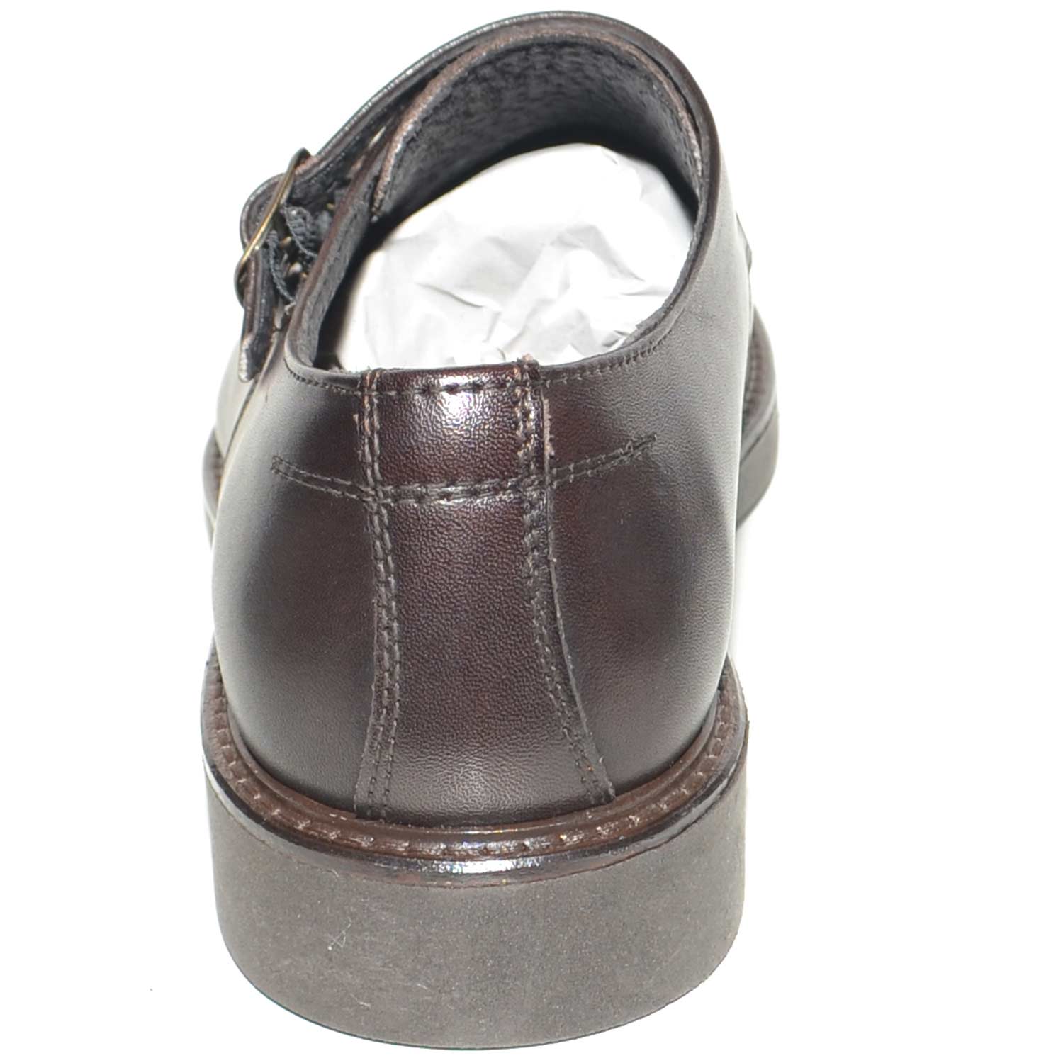 Doppia Fibbia Da Uomo In Pelle | Nero - Doucal's - Foto 6