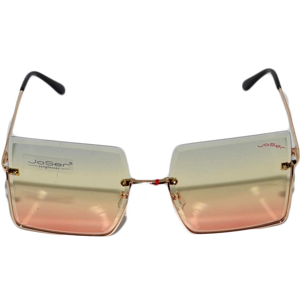 OCCHIALI DA SOLE DONNA SUNGLASSES QUADRATA IRREGOLARE COLORATA MONTATURA LEGGERA MODA GIOVANE