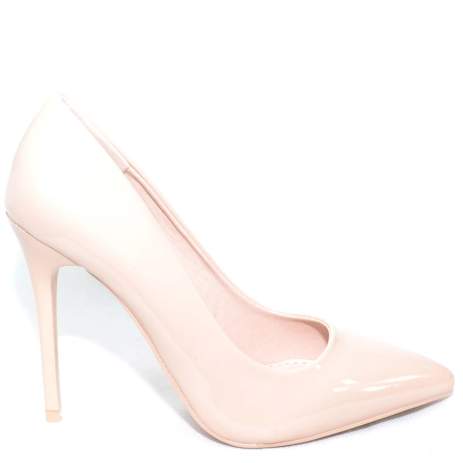 Decollete' in vernice nude con scollo rotondo e tacco a spillo elegante  donna decollete Malu Shoes | MaluShoes