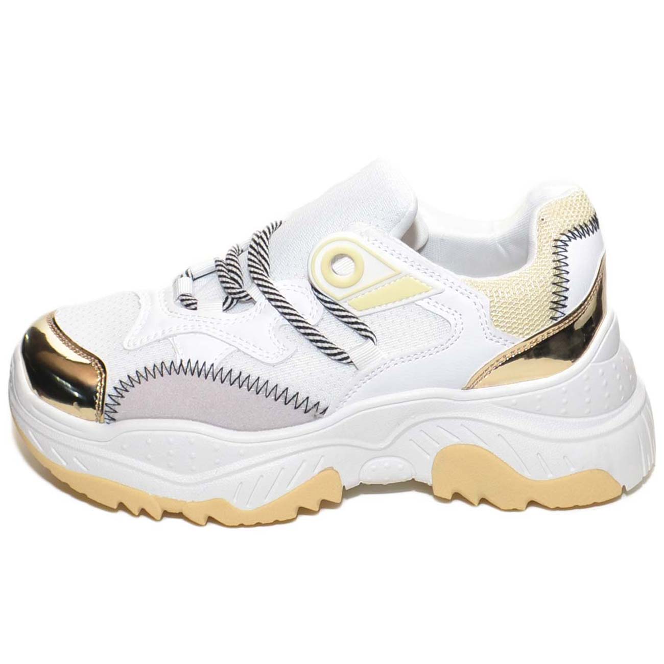 Sneakers donna in vera pelle fatte a mano made in italy