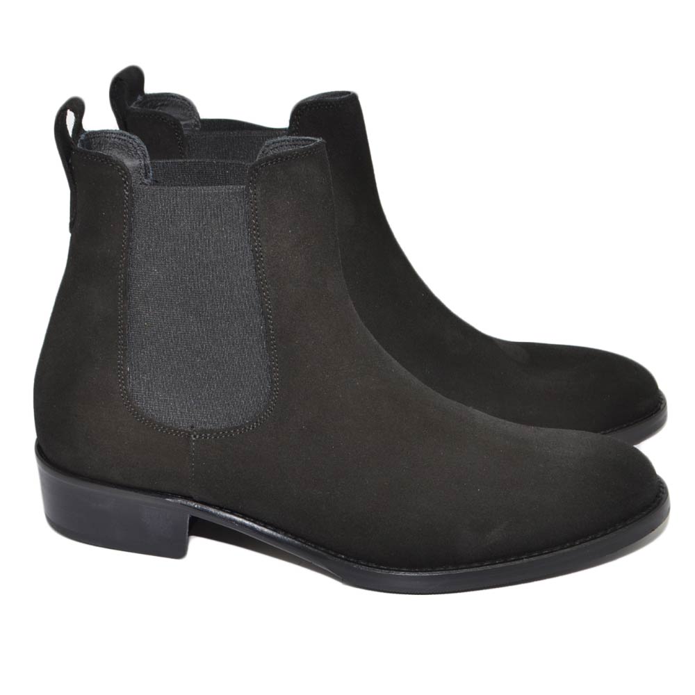 Chelsea Boots stivali uomo LS Luisantiago in vera pelle