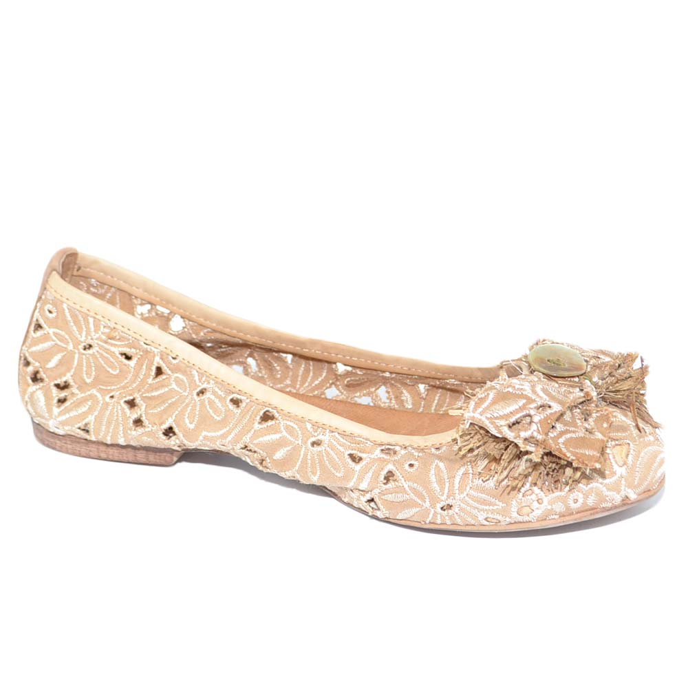 Scarpe basse da donna casual in oro | Acquisti Online su