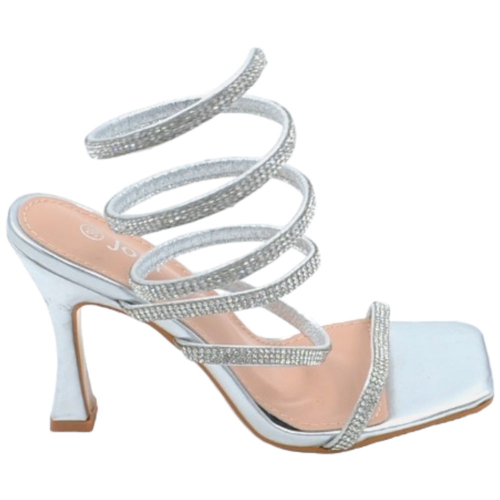 Sandali tacco brillantini clearance
