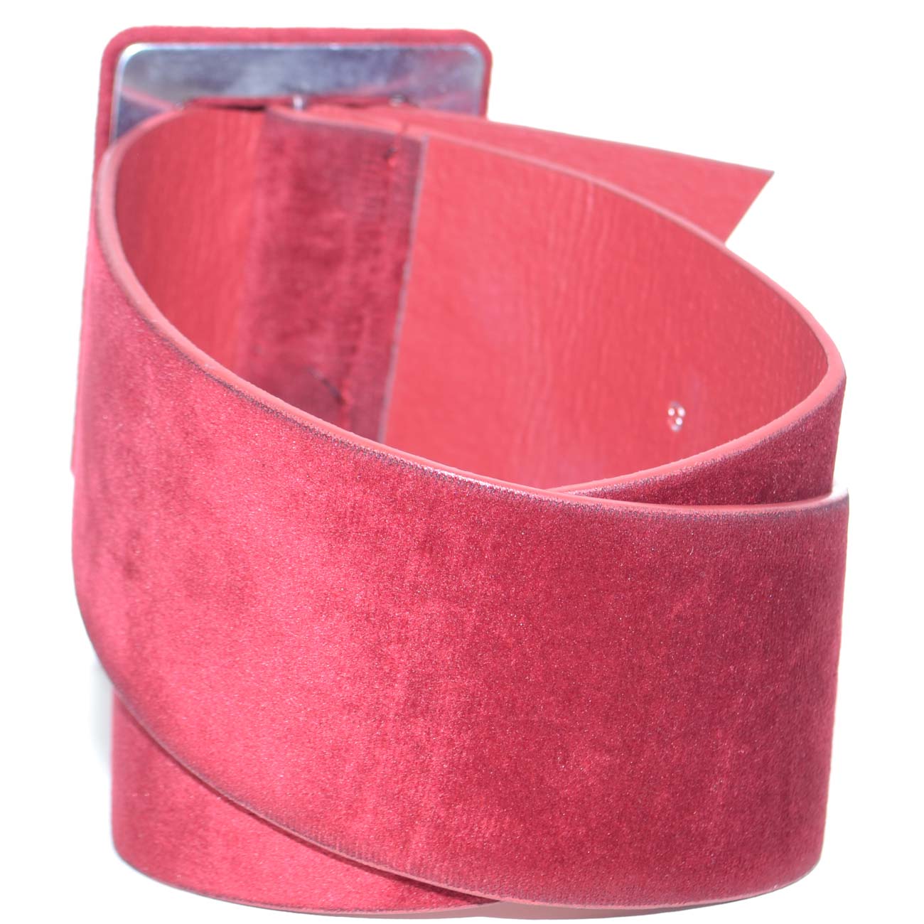 Cintura Larga In Pelle Verniciata Donna - Fibbia Quadrata Retro, Regolabile 66-96 Cm - Foto 9