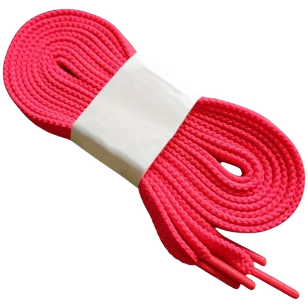 Lacci scarpe 8 mm piatti per sneakers fucsia comodi resistenti
