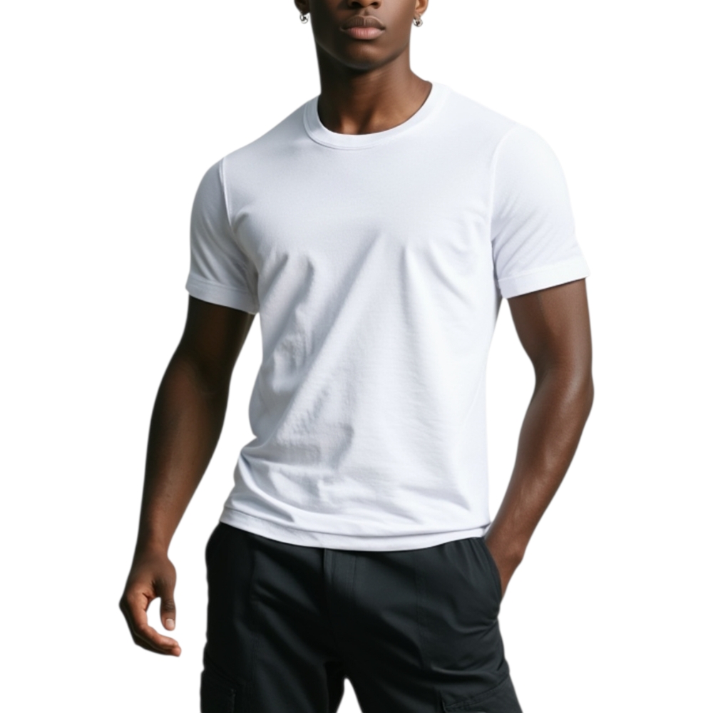 Maglia a maniche lunghe in sottile tessuto felpato di misto cotone. Bordi di maglina sullo scollo, a fondo manica e in basso. Morbido interno spazzolato.