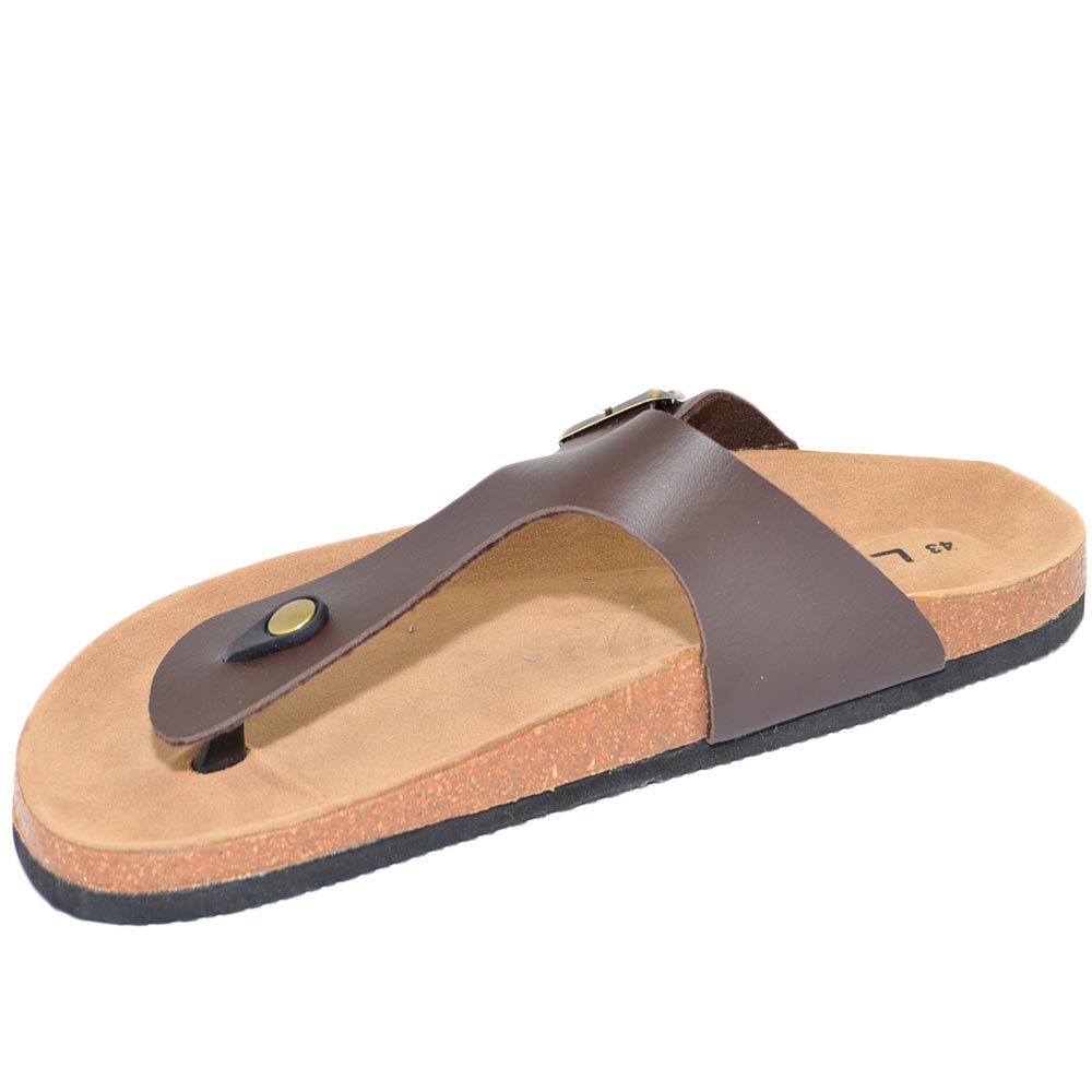 Vans - Infradito Da Uomo In Pelle, Marrone, 44.5 EU - Foto 5