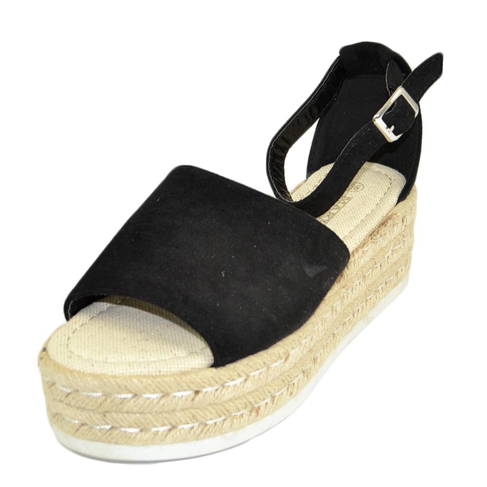 Sandali Espadrillas Con Plateau E Cinturino | Bianco | Tommy Hilfiger