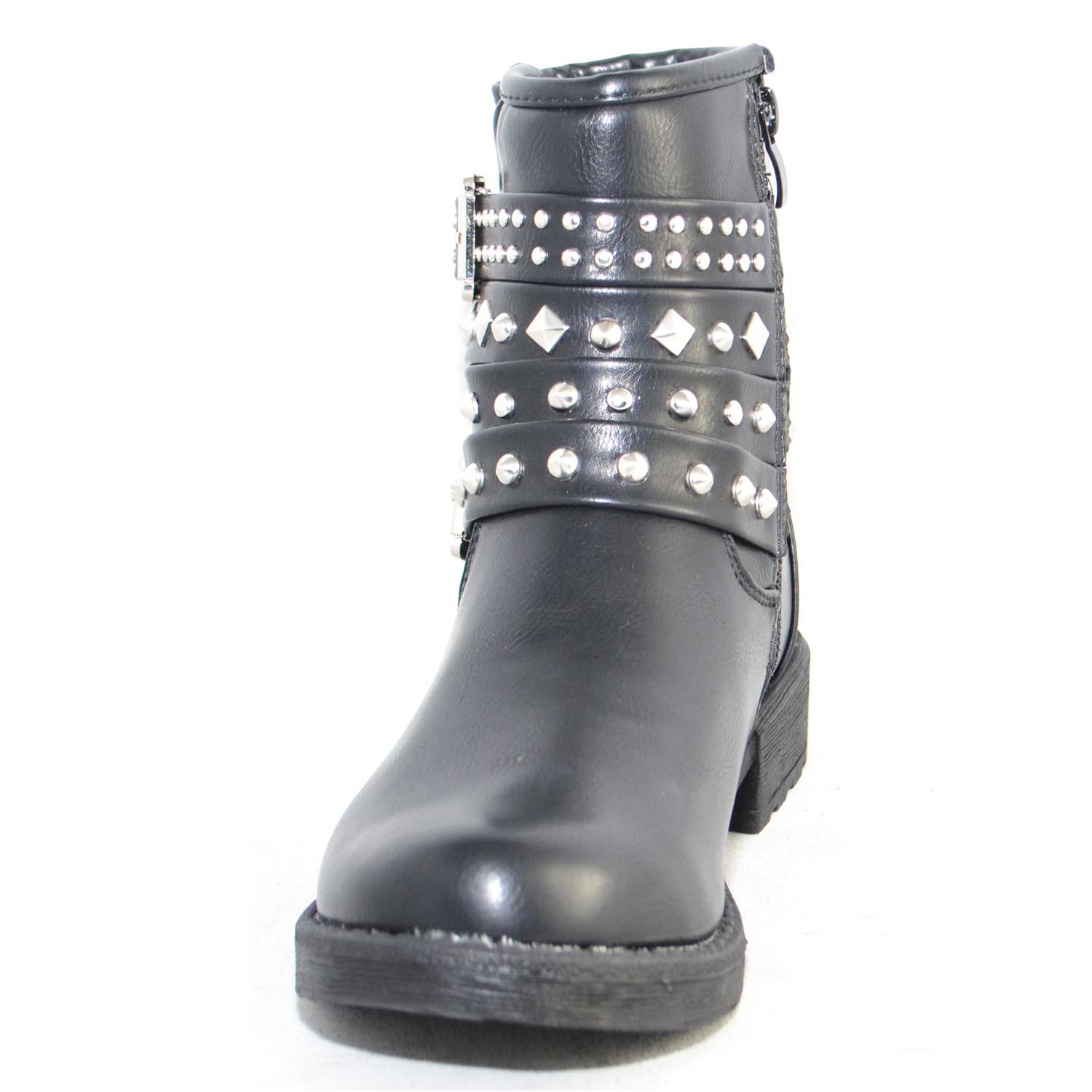 REFRESH SCARPE DONNA STIVALETTI CON ZEPPA MEDIA SCARPONCINI 170249 NER – NewLine Calzature