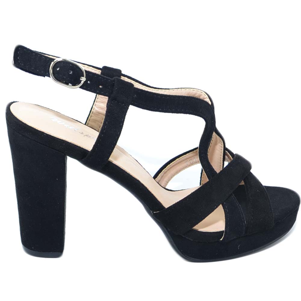 sandalo nero cerimonia