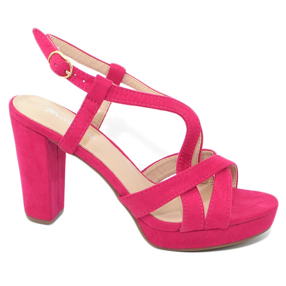 scarpe eleganti fucsia