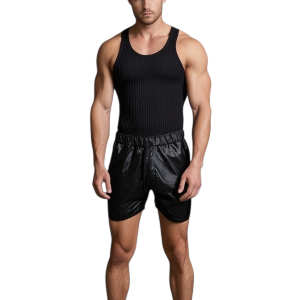 Costumi Summer Beach Nuoto Surf mare monocromatico nero costume linea basic laccio nero made in italy.