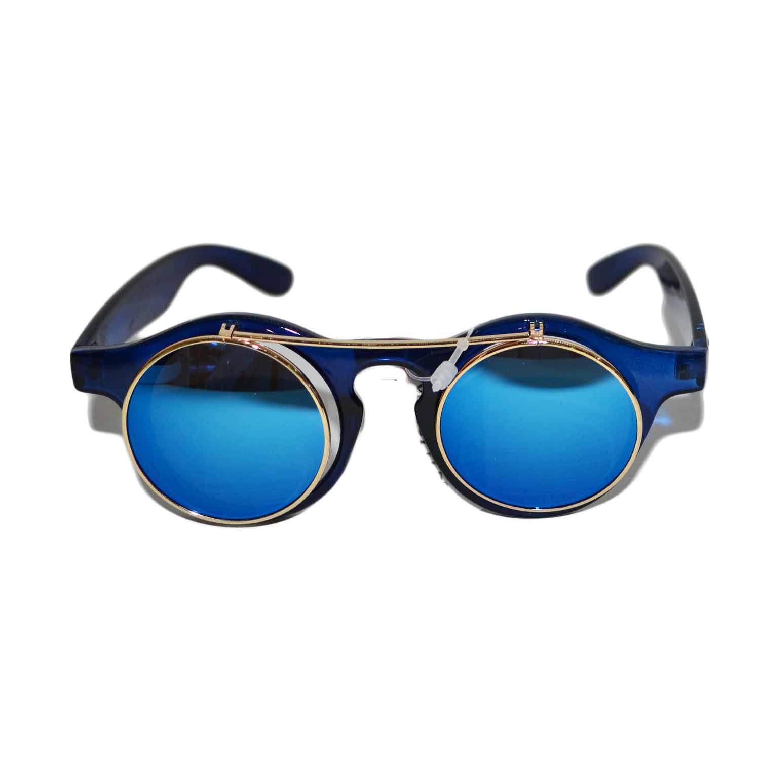 Occhiali da Sole Uomo Donna Moda Vintage Rotondi Steampunk Punk Sunglasses HOT