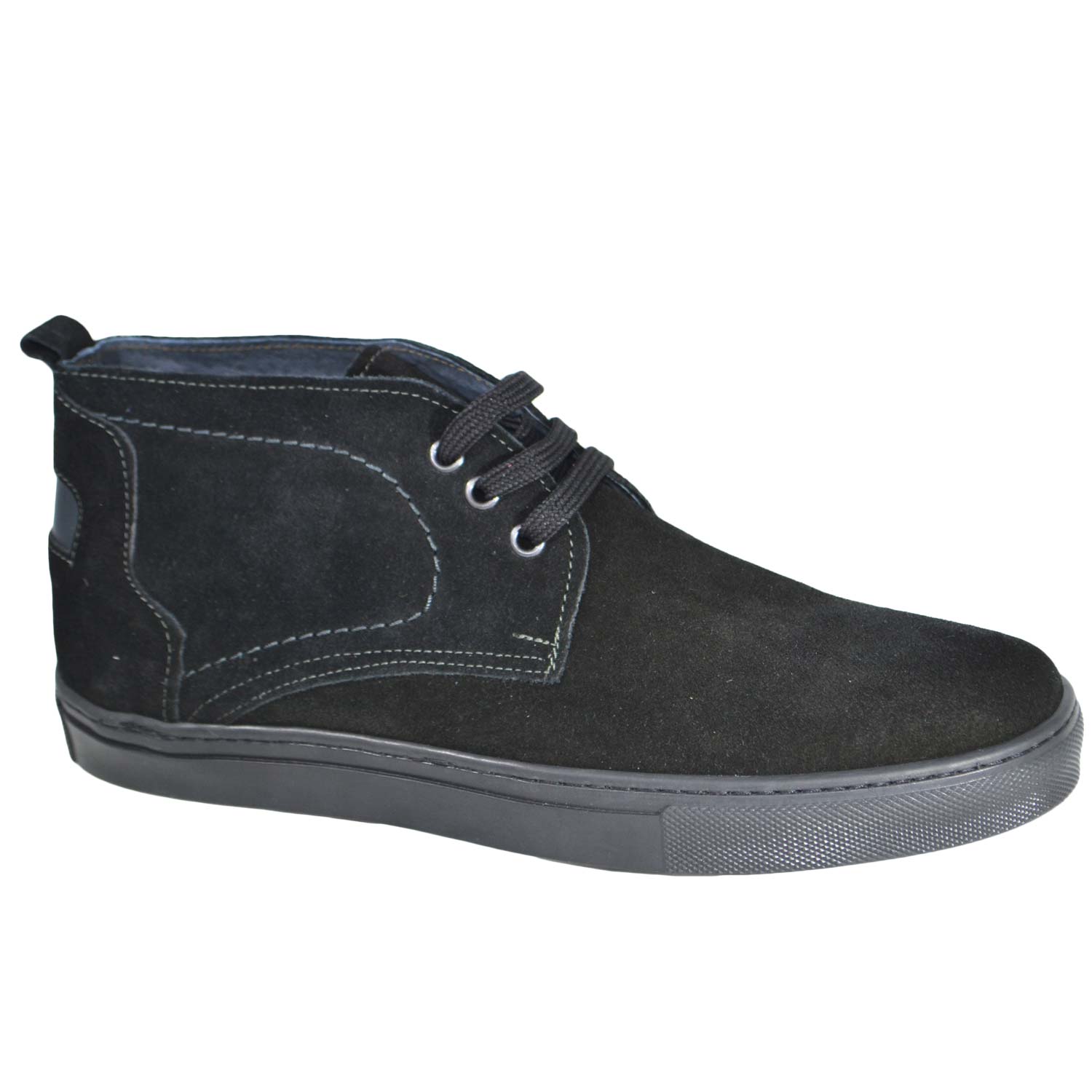 Polacchino Uomo Invernale In Vera Pelle Nappa Nero Morbido Comfort Stile Italiano Scarpe Comfort Da Professionista