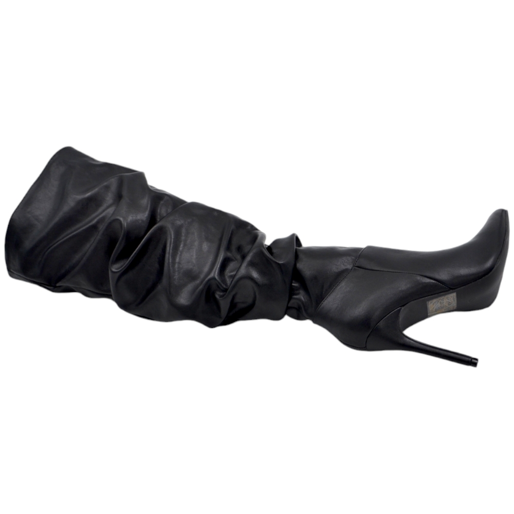 Stivali Donna Allegra K Tacco A Spillo Glitterati – Sopra Il Ginocchio, Con Cerniera, Alti 53 Cm – Perfetti Per Serate E Look Audaci