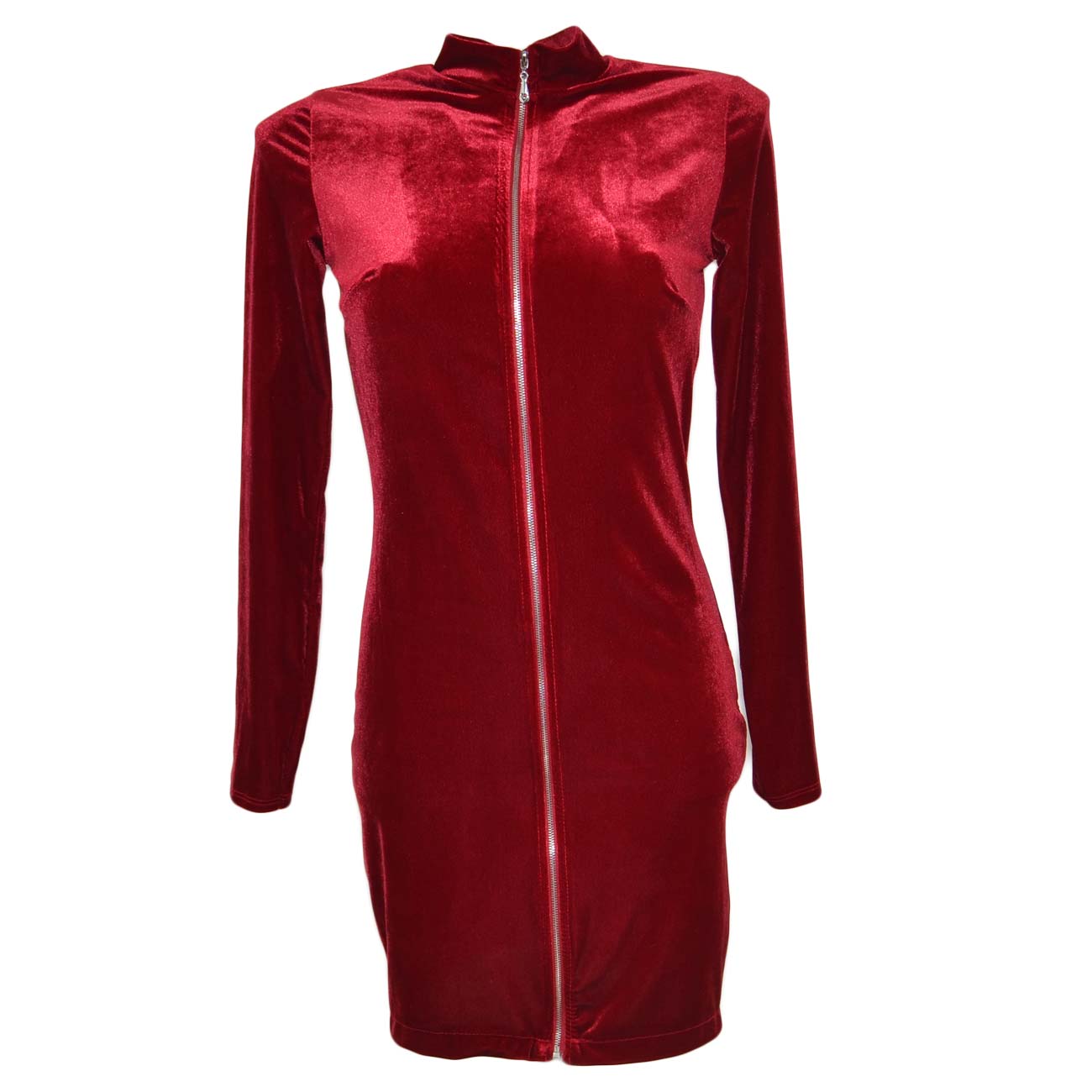 Trendyol Abito Da Donna Slim Aderente Girocollo Collo Alto