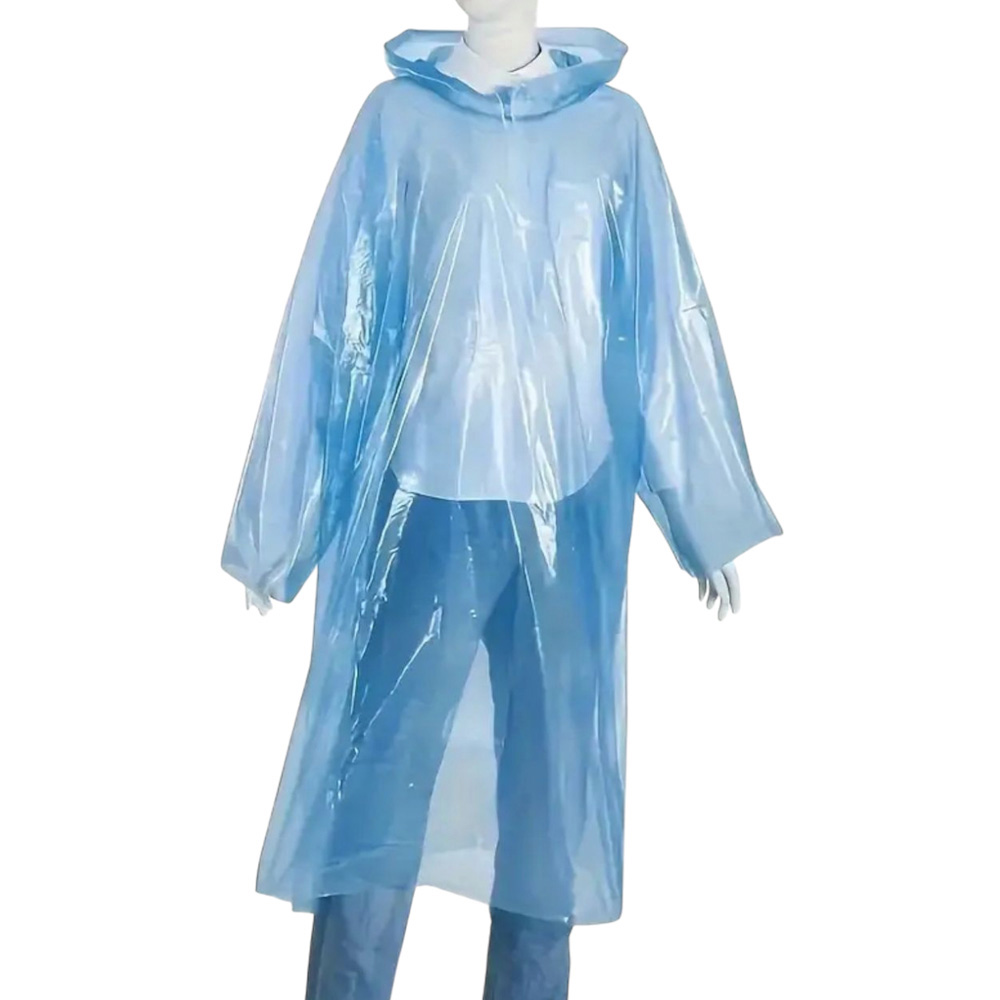 Poncho Impermeabile per adulti riutilizzabile raincoat verde