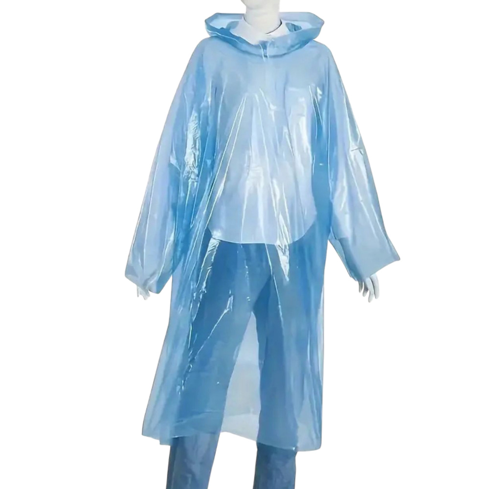 Poncho Impermeabile per adulti riutilizzabile raincoat arancione