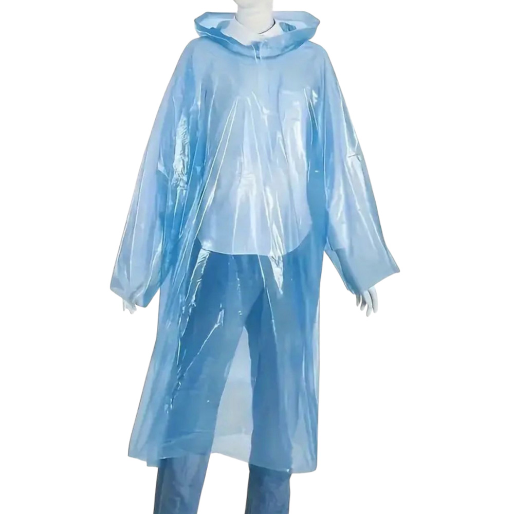 Poncho Impermeabile per adulti riutilizzabile raincoat giallo