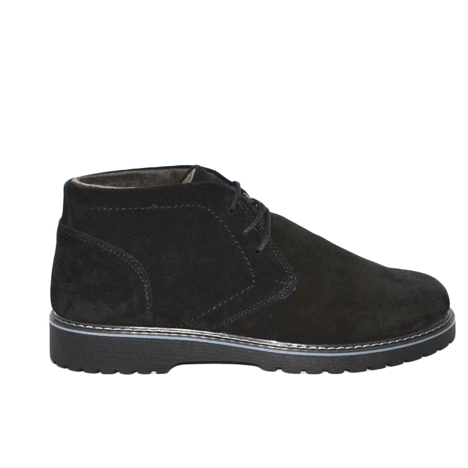 Polacchino Nero Giardini I001651U CAMO da uomo blu. | Gulliver Moda