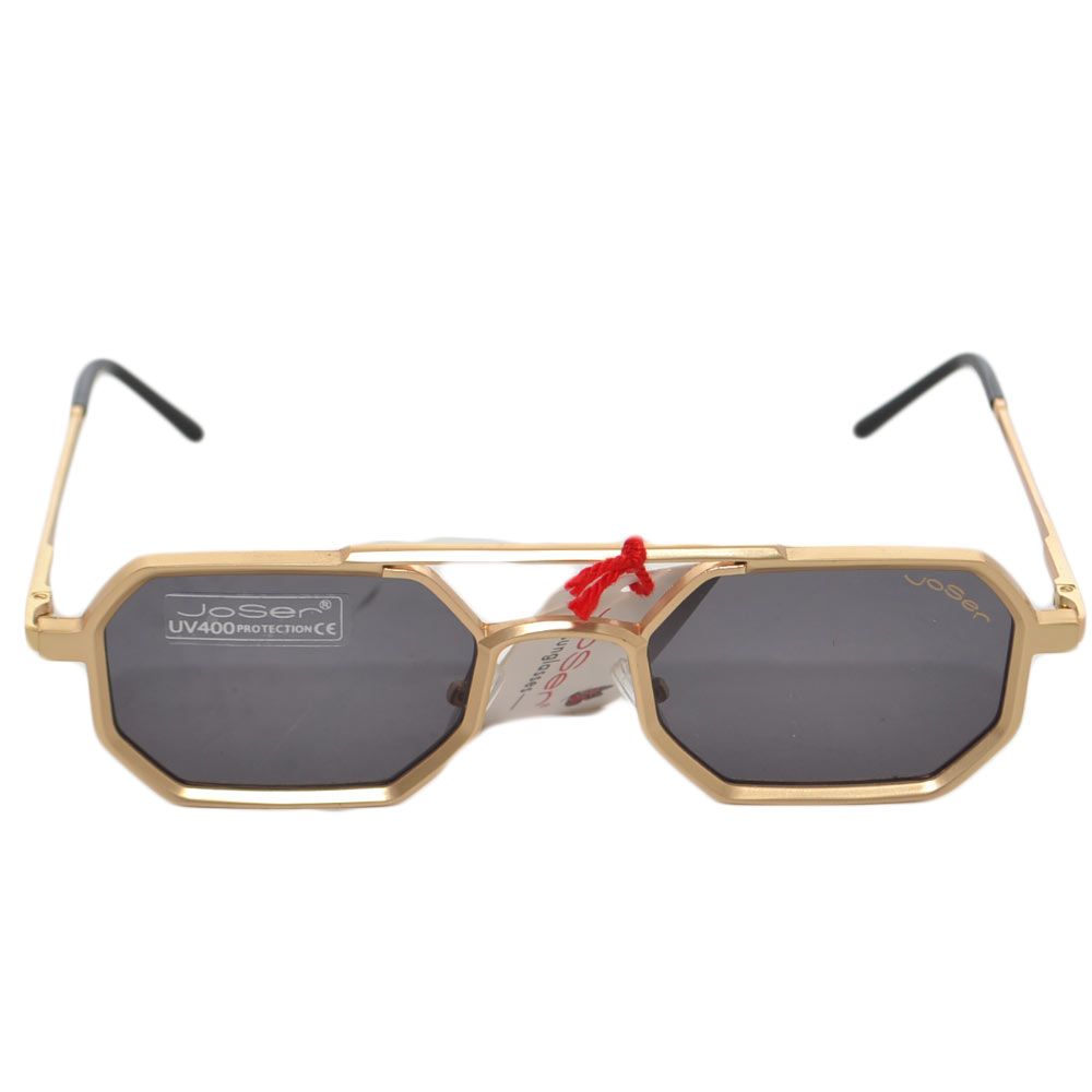 OCCHIALI DA SOLE UOMO SUNGLASSES ANNI 50 SOTTILI MONTATURA ORO LENTE FUME' MADE IN ITALY.