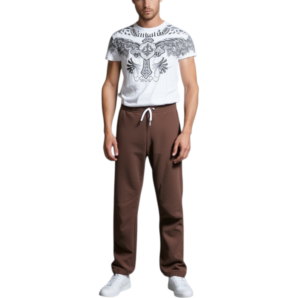 T-Shirt bicolore black e white  Modello con collo rotondo e maniche corte