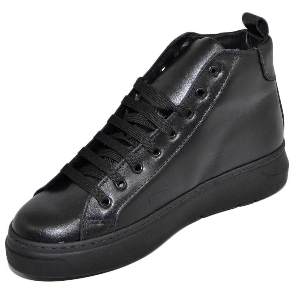 Mocassini Go Tour Classic In Pelle Uomo | Nero | Taglia 44 | Suola In Gomma Antiscivolo