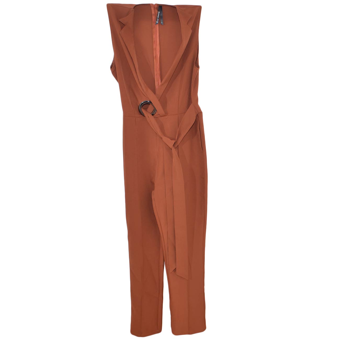 SHEIUGU Body A Collo Alto Per Donna - Senza Maniche O Maniche Lunghe, Morbido E Elastico, Con Chiusura A Scatto, Per Club E Vita Quotidiana (Arancione, Large)