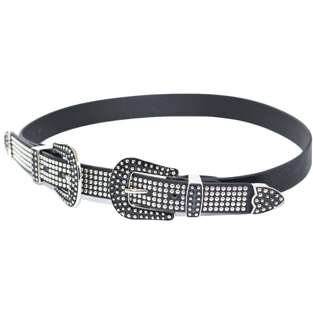 Cintura Soft In Pelle Fibbia Chain, Colore REALE - Foto 3