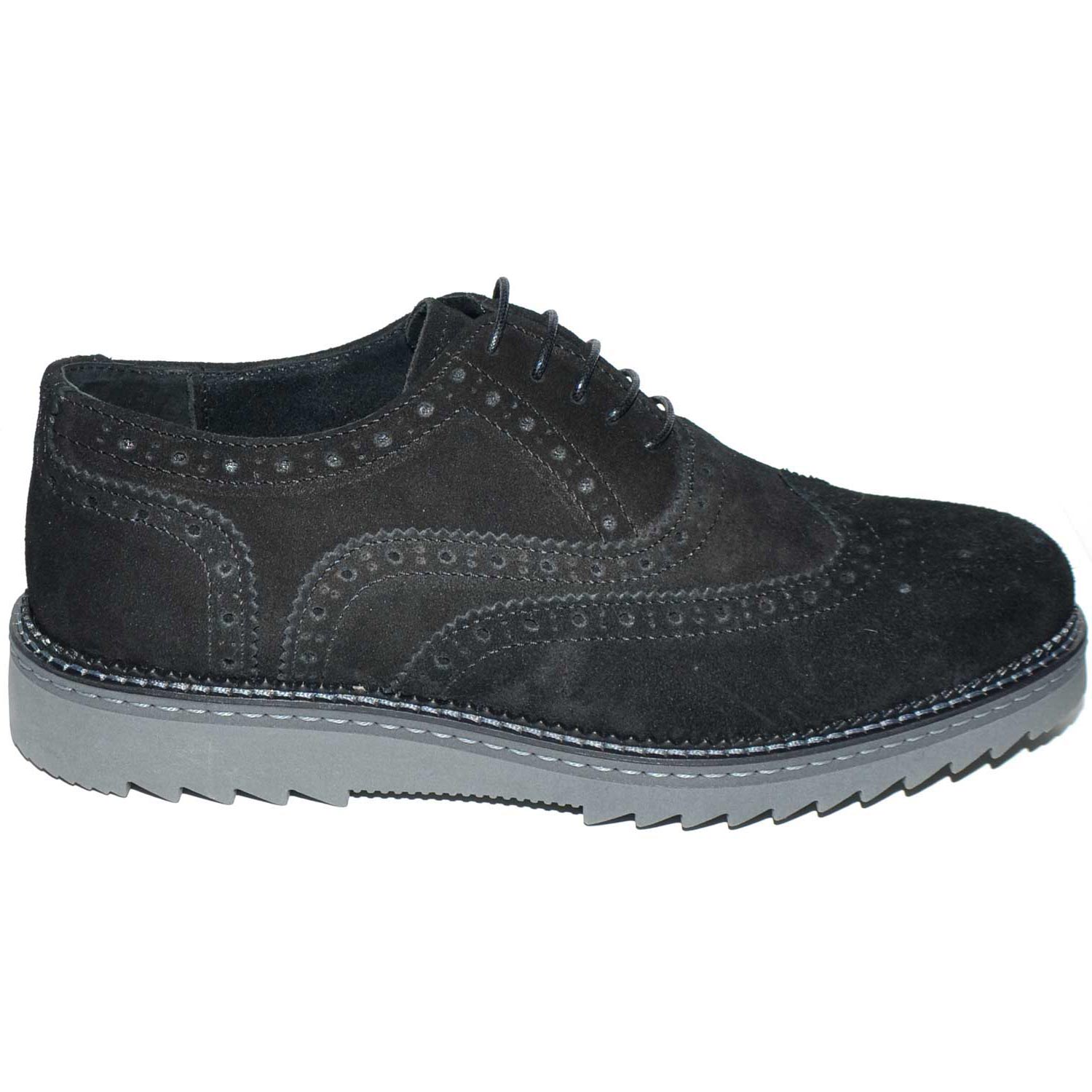 SCARPE UOMO STRINGATA SCAMOSCIATA VERA PELLE NERO MADE IN ITALY FONDO FURIA GOMMA ANTISCIVOLO COMFORT MODA MAN BUSINESS.