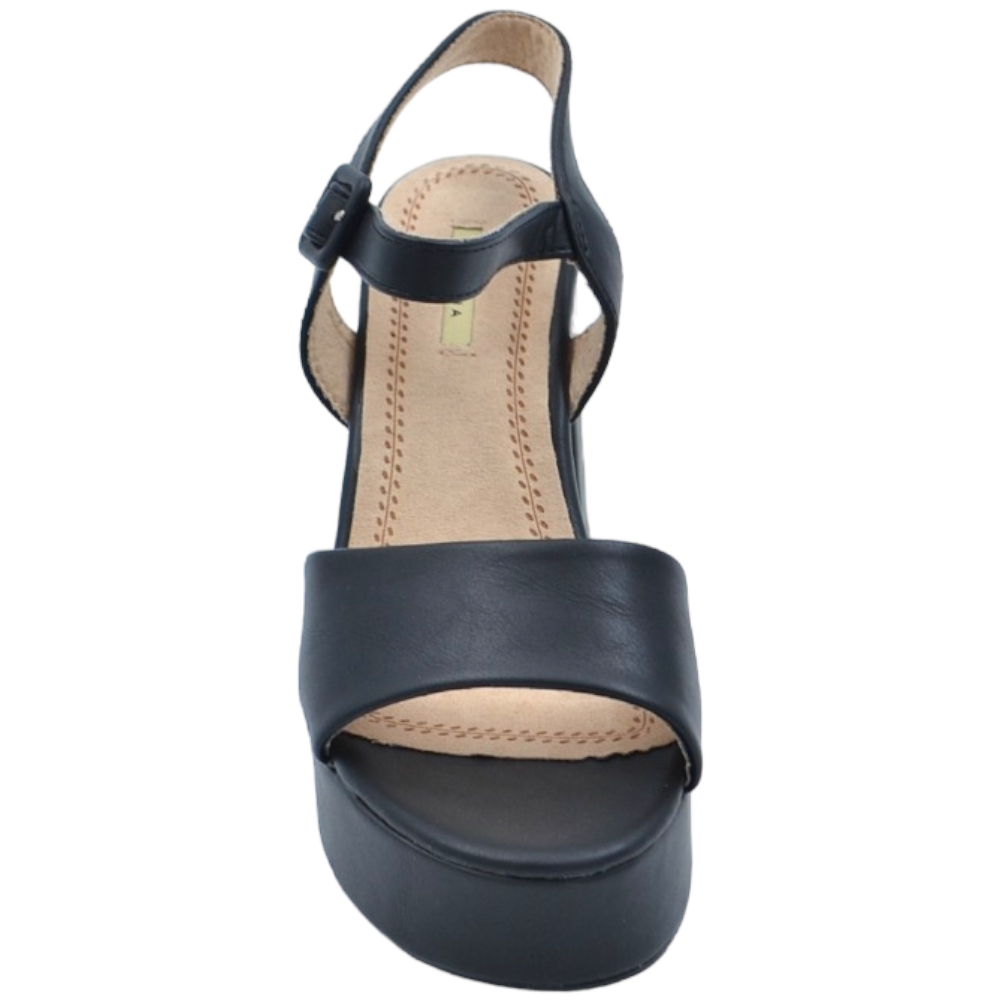 Scarpe Donna Con Zeppa E Ruote - Punta Rotonda Ricamata, Tacchi Alti Moda, Cerniera Laterale, Nero Taglia 40 - Foto 14