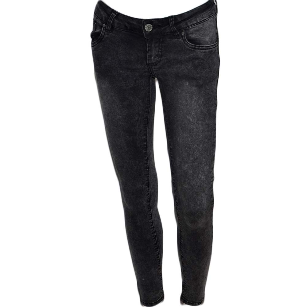 Jeggins donna skinny jeans elastizzato vita bassa slow waist lavaggio scuro denim graduale superaderenti pushup.