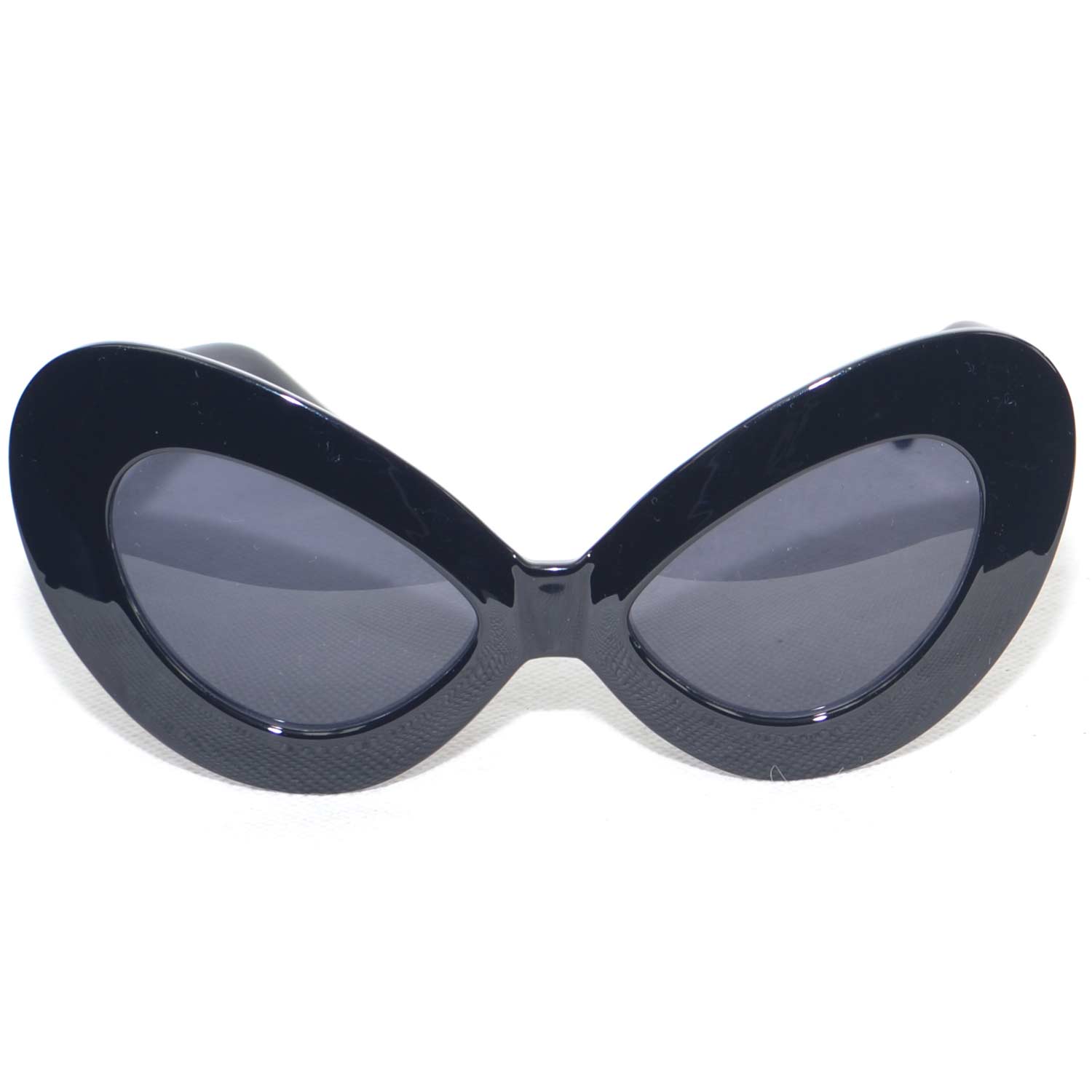 Sunglasses occhiali neri da sole donna grandi modello ferragni anni 30