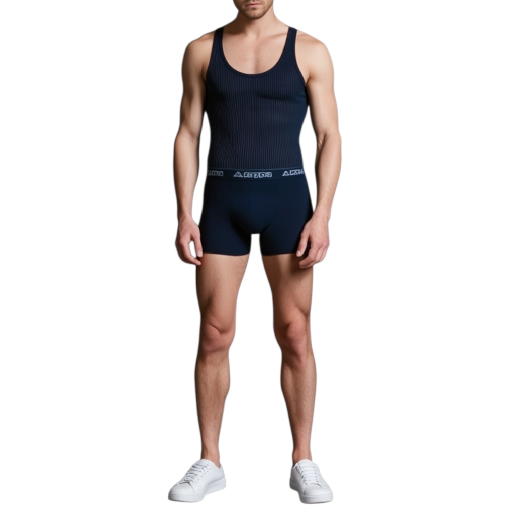 Kappa Boxer Uomo 6 Pezzi Mutande Uomo Attillate in Cotone Elasticizzato Boxer Multicolor 