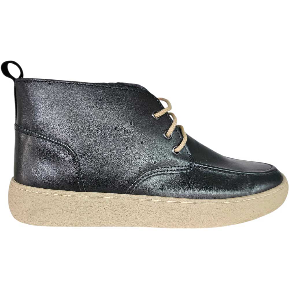 Polacchino classico sportivo casual hanno tomaia vera pelle nero resistente traspirante con sottopiede comfort