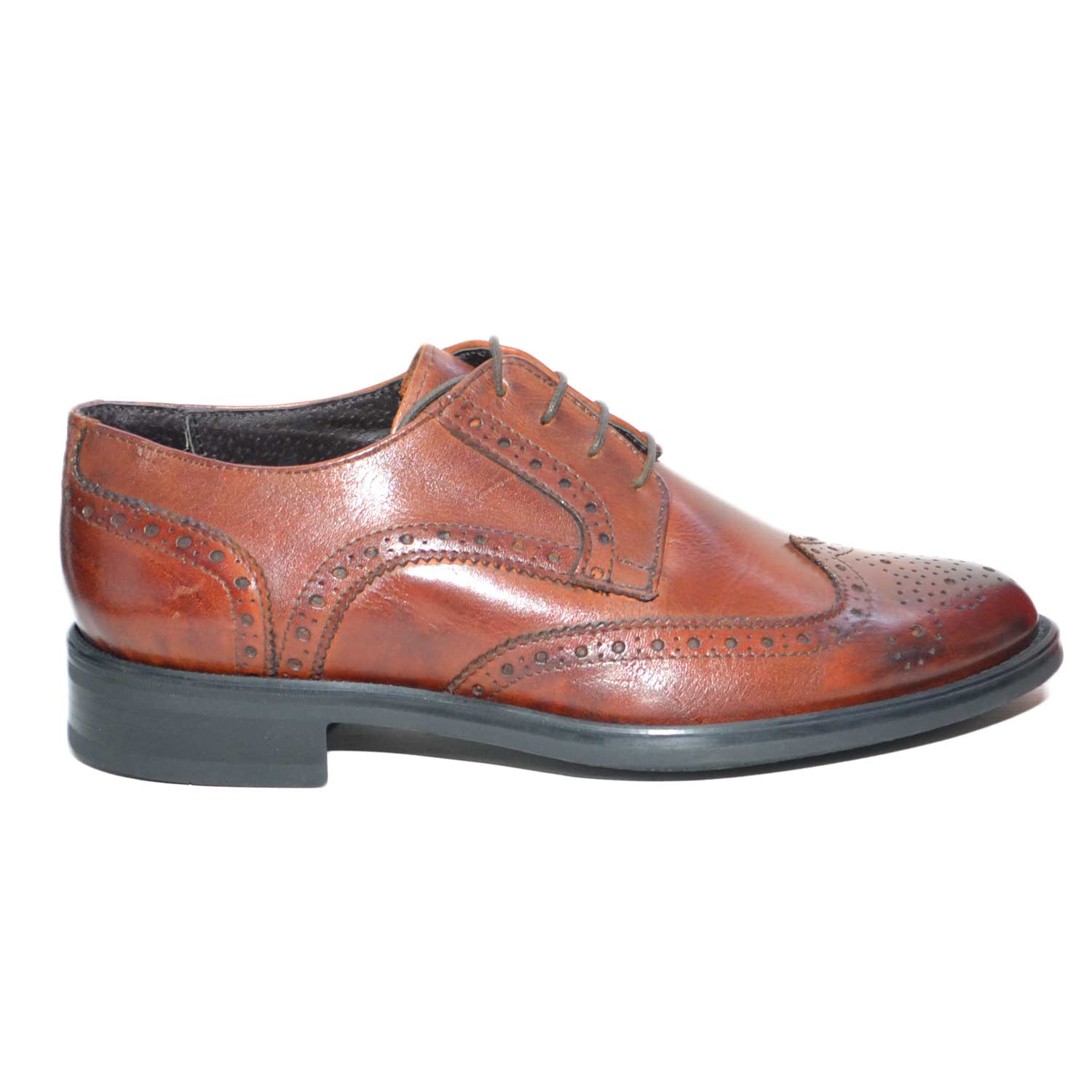 Ducavelli Scarpe Uomo In Vera Pelle – Stringate Classiche Con Tacco Piatto – Eleganti E Sempre Alla Moda – Vestibilità Regolare