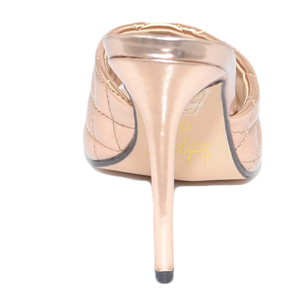 Blowfish Malibu Sandalo Devon 3 Donna - Tacco 3/4" - Oro/Oro Rosa - 37 EU