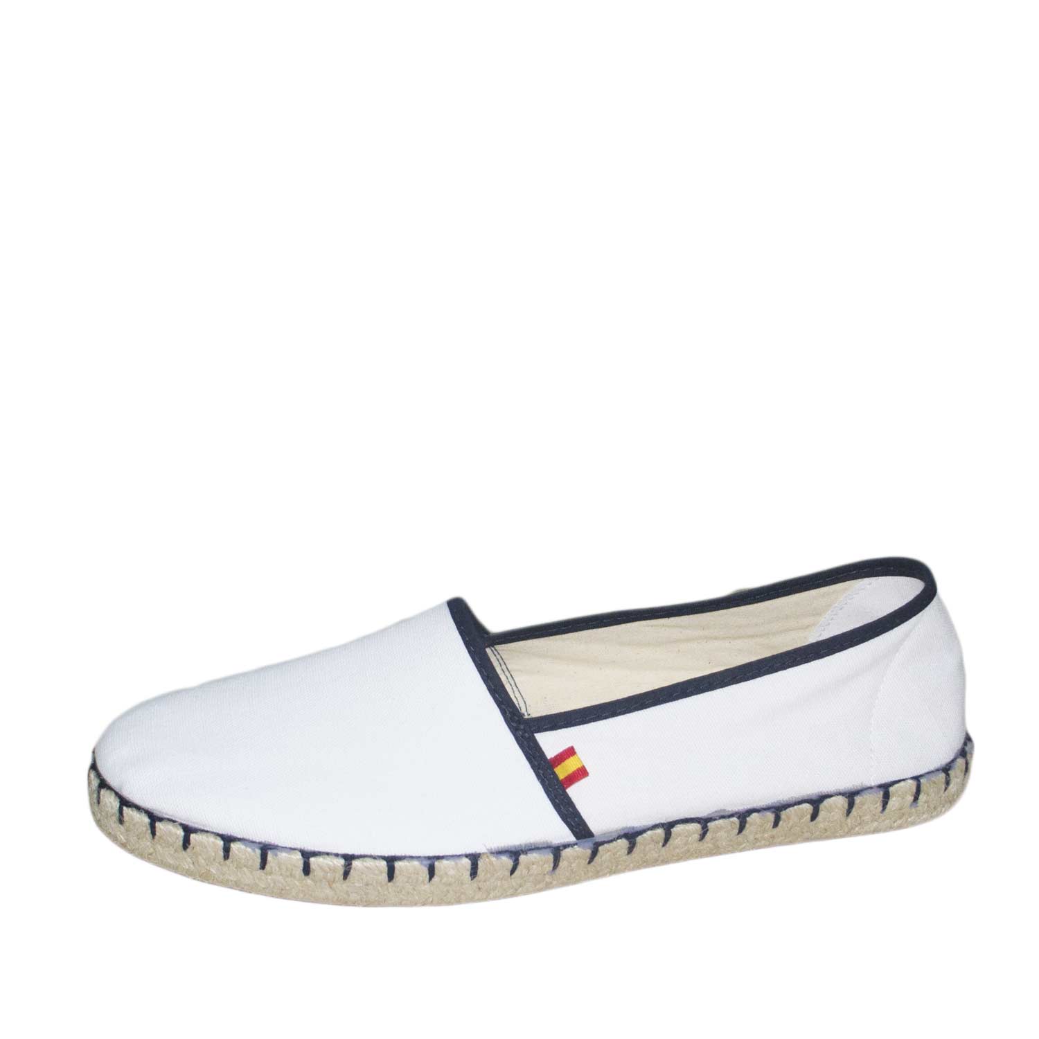 Espadrillas uomo bianco white scarpe tela corda sandali ciabatte da mare